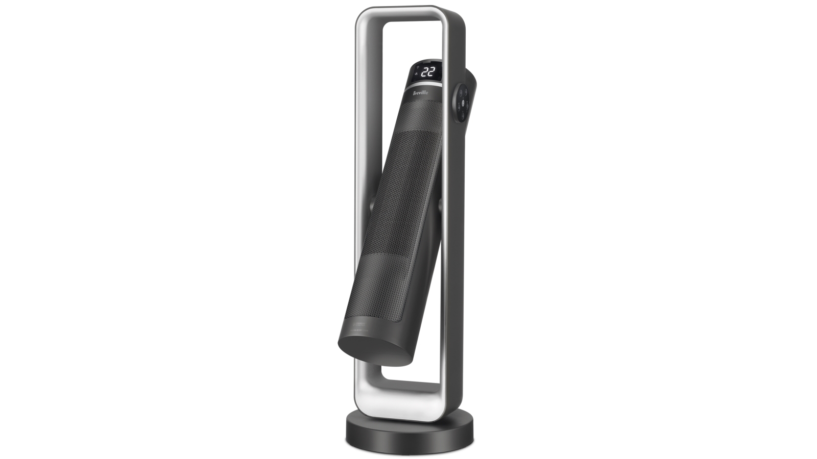 Breville the Smart Tilt Control Max 2200W Ceramic Heater - Ikon Grey