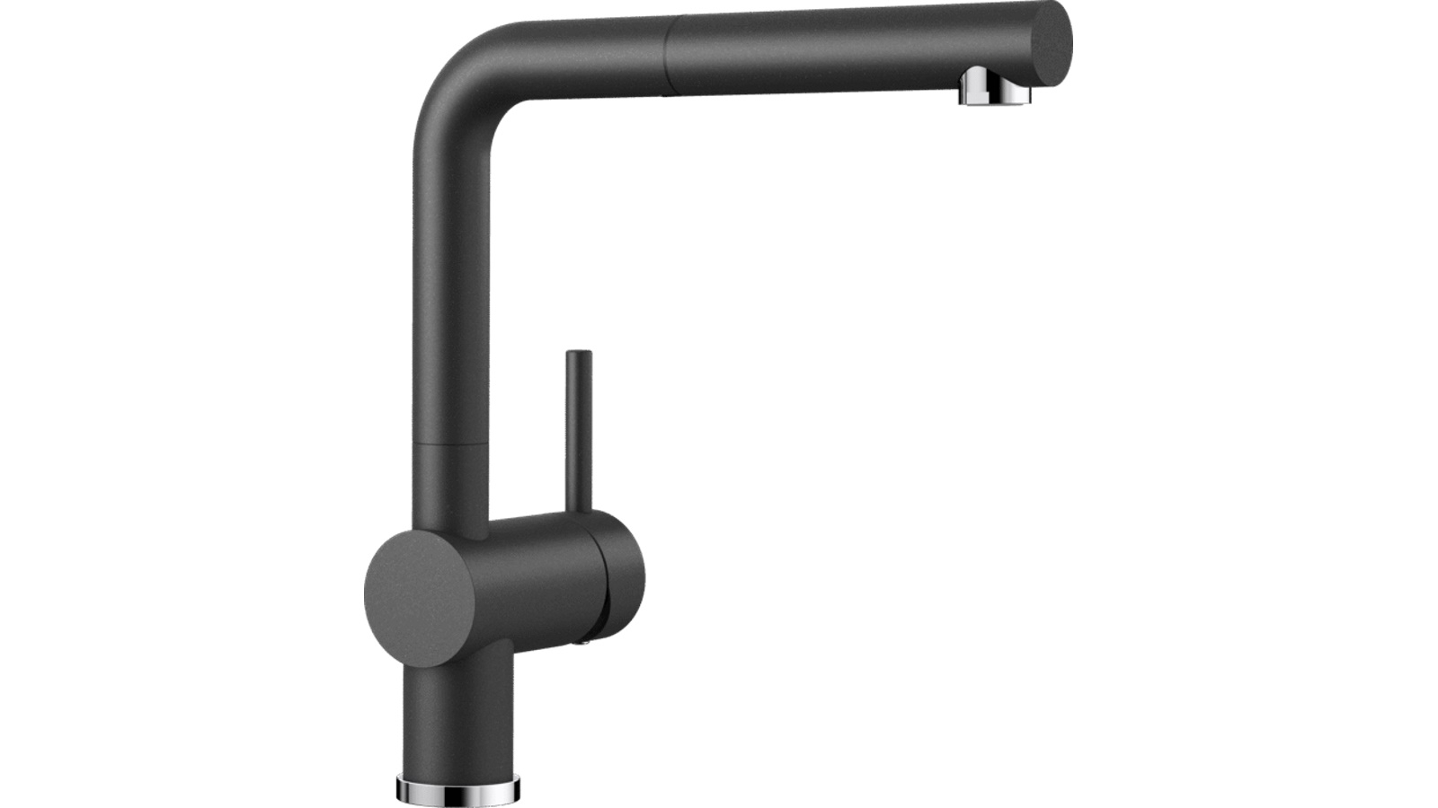 Blanco Linuss Single Lever Mixer with Pull-Out Spray Arm - Anthracite
