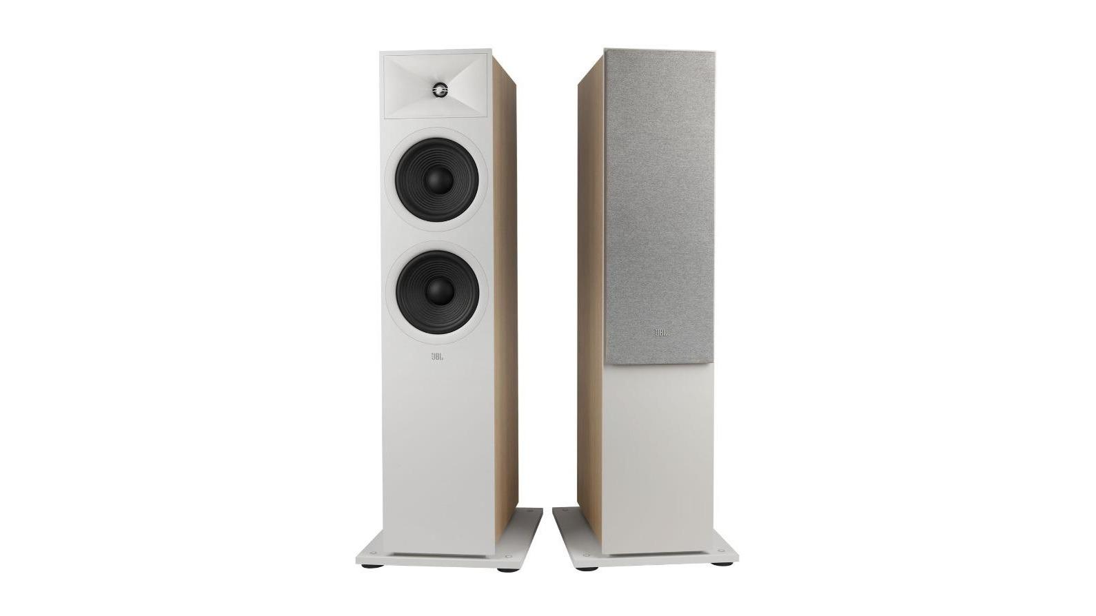 JBL Stage 2 Twin 6inch Floor Speaker Pair- White