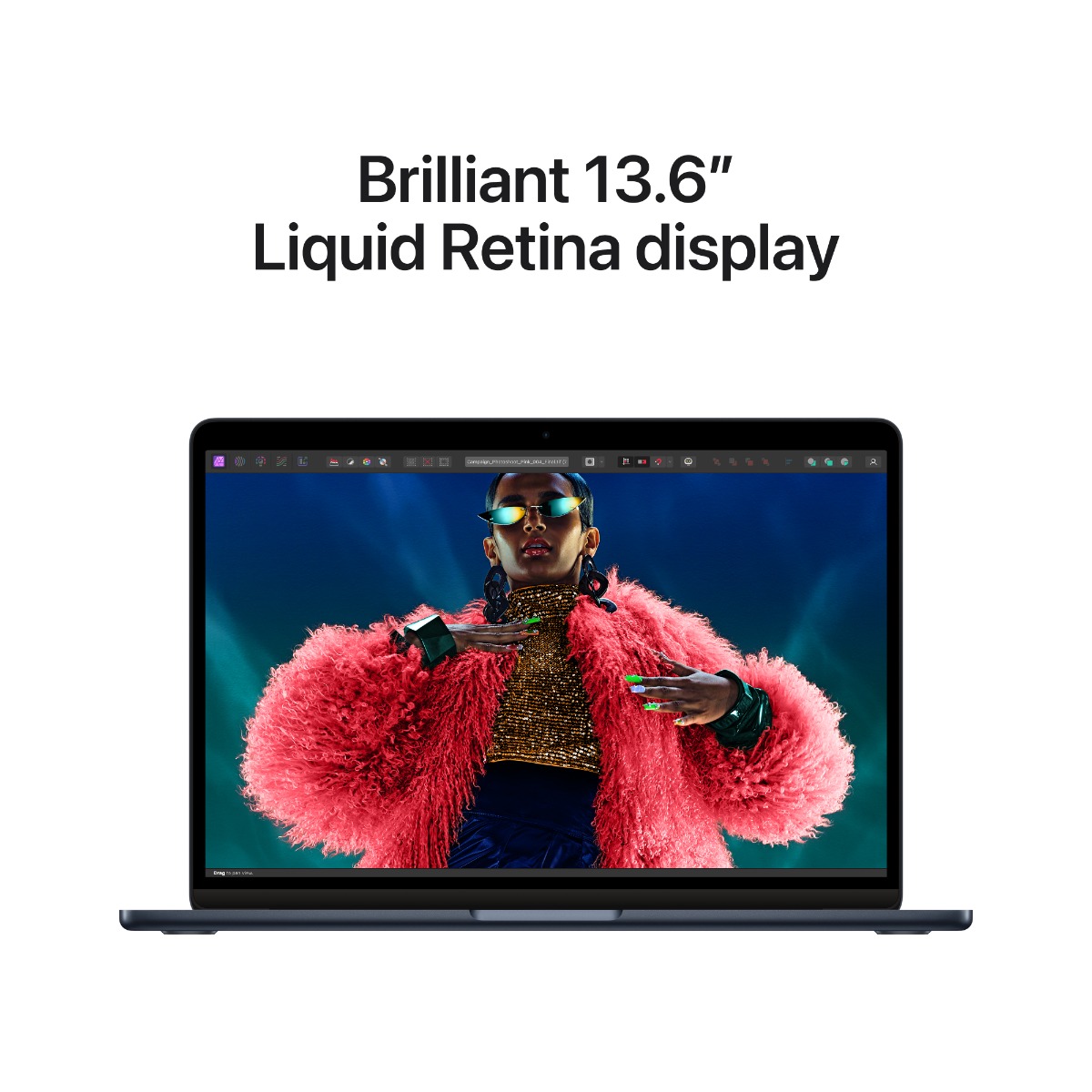 Apple MacBook Air 13-inch M2/16GB/256GB SSD Laptop - Midnight (2024)