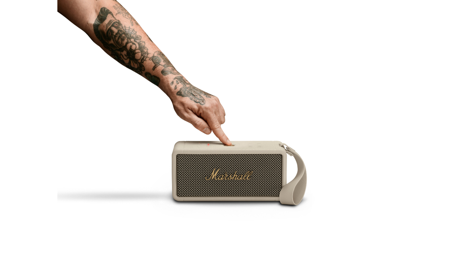 Marshall Middleton Bluetooth Speaker - Cream | Domayne