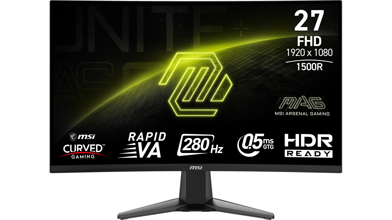 MSI MAG 276CXF 27-inch FHD 280Hz Curved Gaming Monitor | Domayne