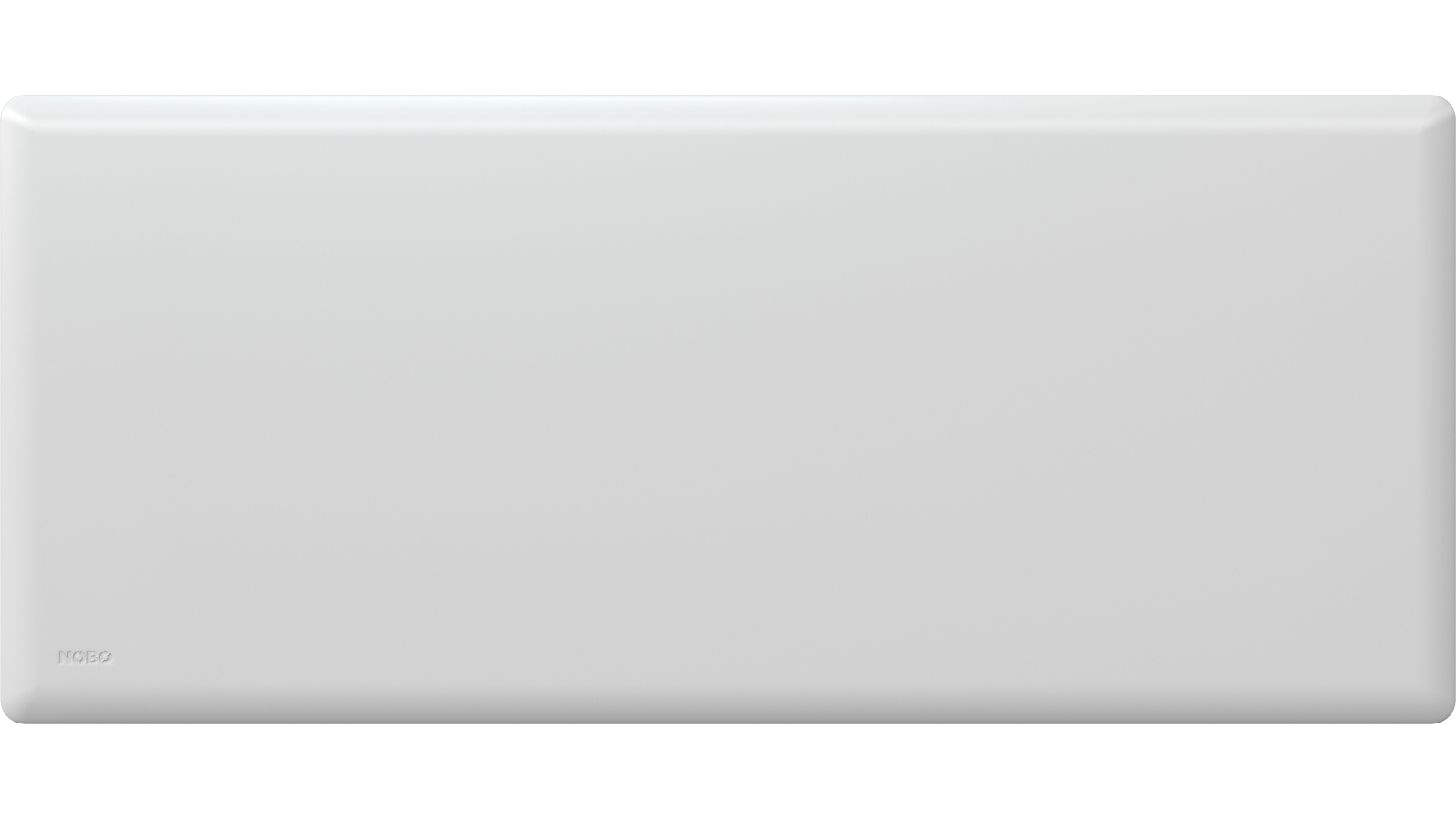 Nobo 2kW Compact Panel Heater with Timer & Castors - White