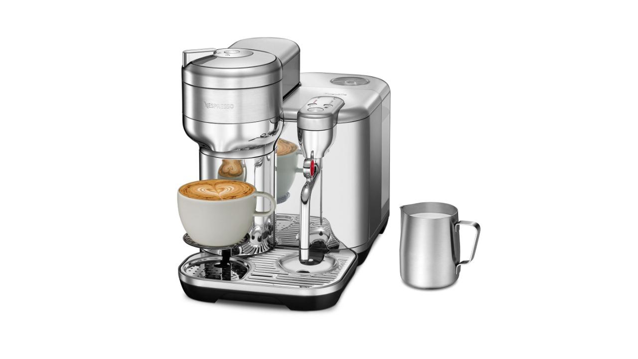 Nespresso Vertuo Creatista Capsule Coffee Machine by Breville - Brushed Stainless Steel