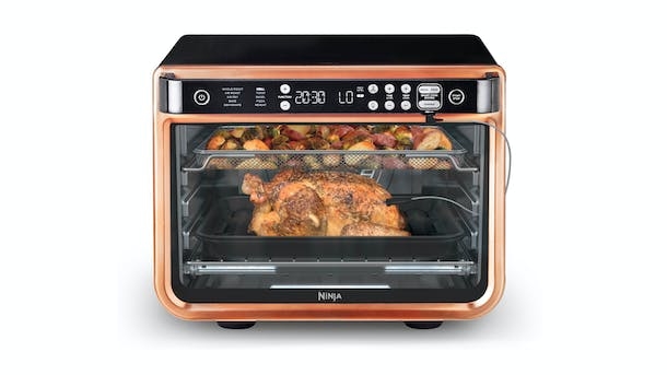 Ninja Foodi 10-in-1 Smart XL Pro Air Fry Oven Black/Copper Domayne - Main Image