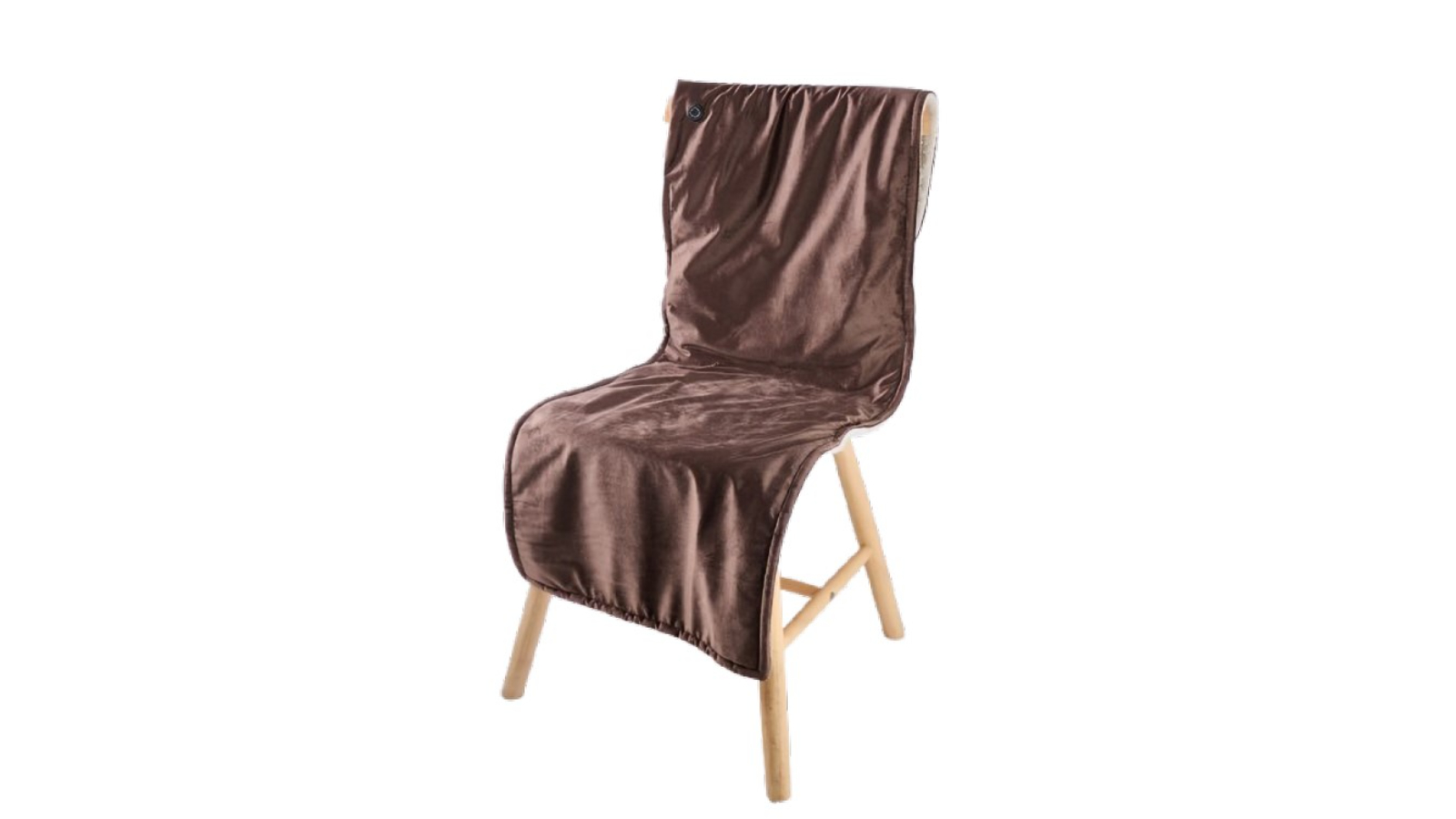 Goldair Heated Chair Rug with Powerbank - Brown