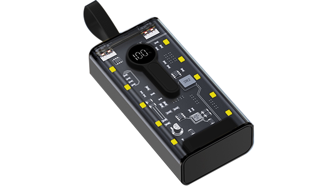 Laser ChargeCore 20000mAh Transparent Power Bank