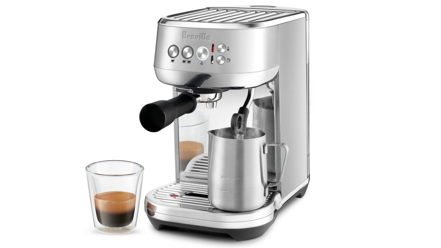 Breville The Bambino Plus Espresso Coffee Machine Stainless