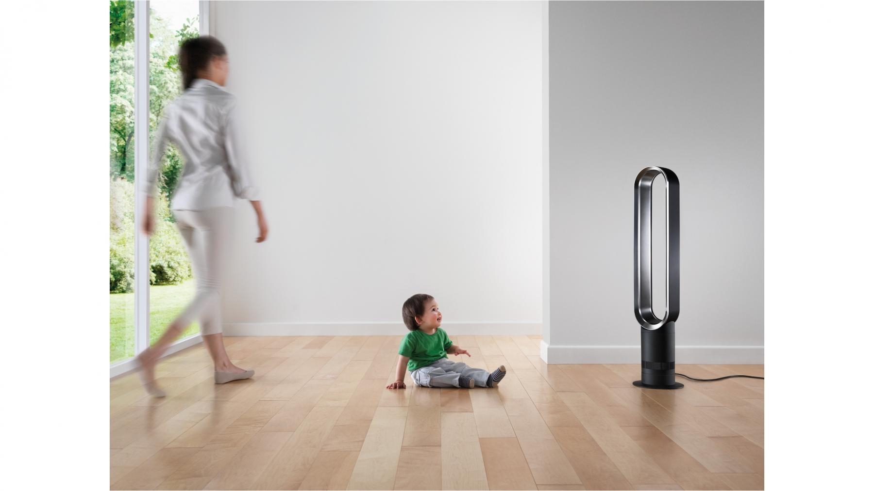 Dyson AM07 Cool Tower Fan - White/Silver | Domayne