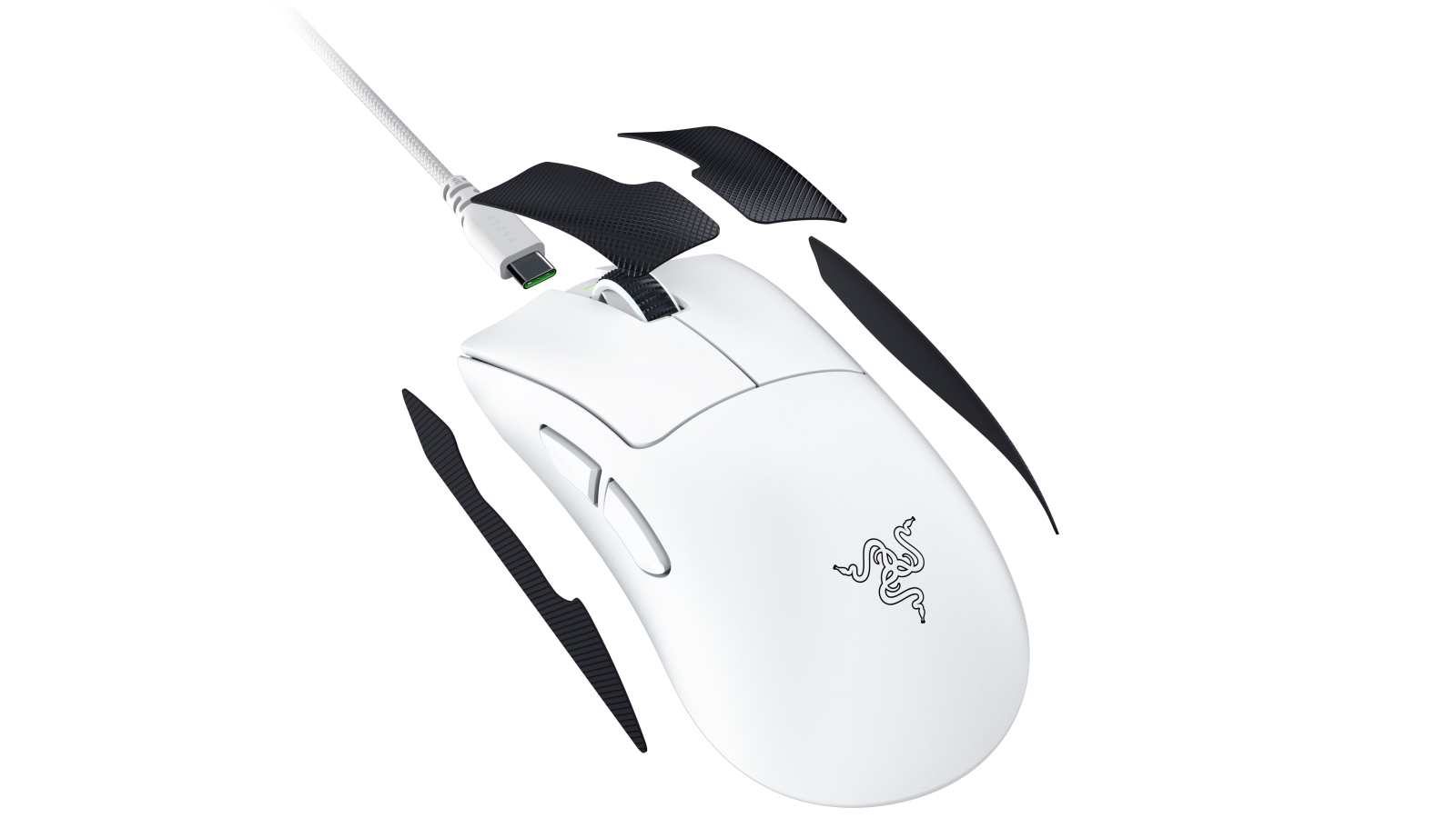 Razer DeathAdder V4 Pro Wireless Esports Gaming Mouse - White
