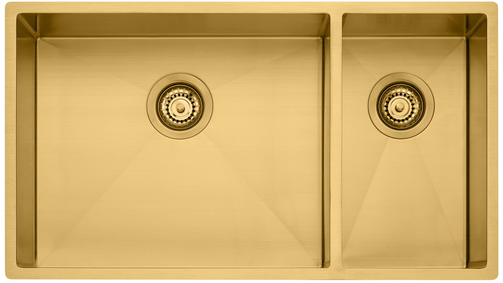 Oliveri Spectra 1 & 1/2 Bowl Sink - Brushed Gold