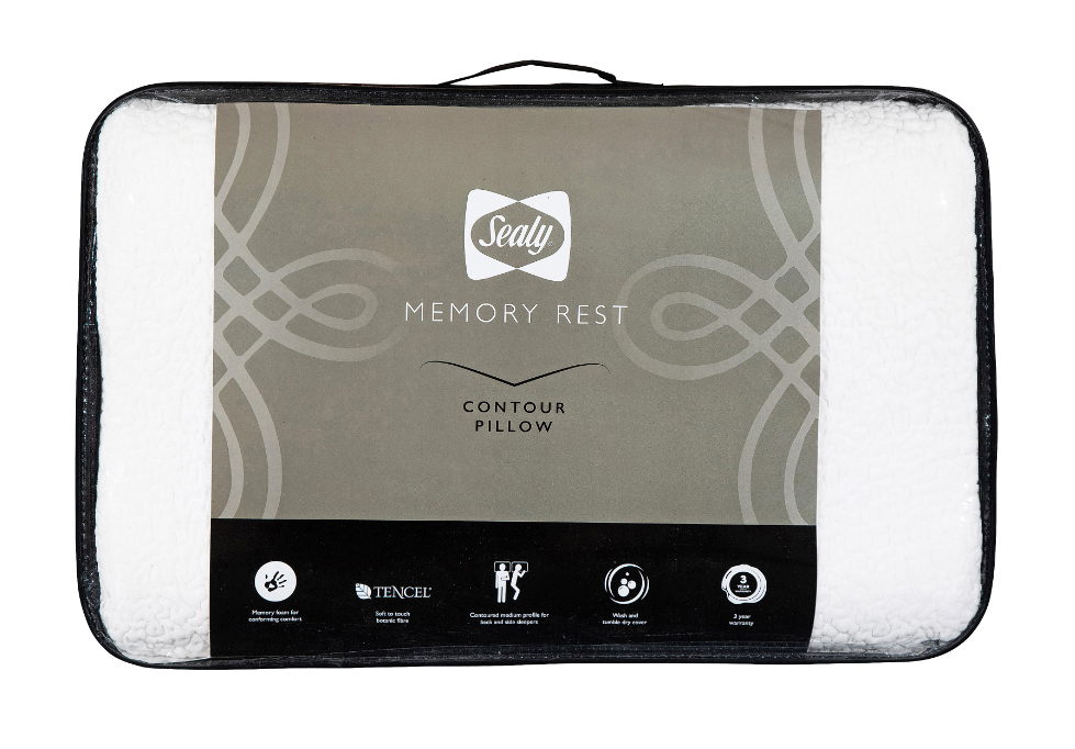 Sealy Memory Rest Contour Pillow 