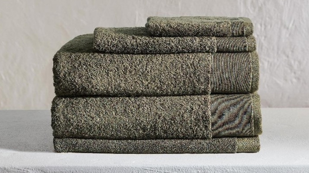 Seneca Vida Organic Cotton Olive Green Towels