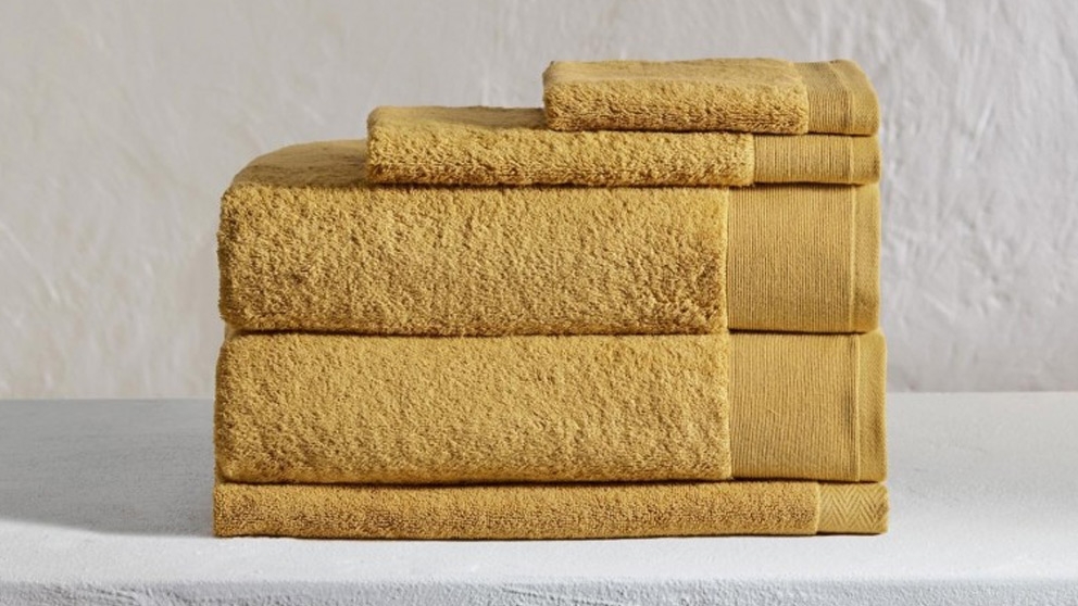 Seneca Vida Organic Cotton Saffron Towels