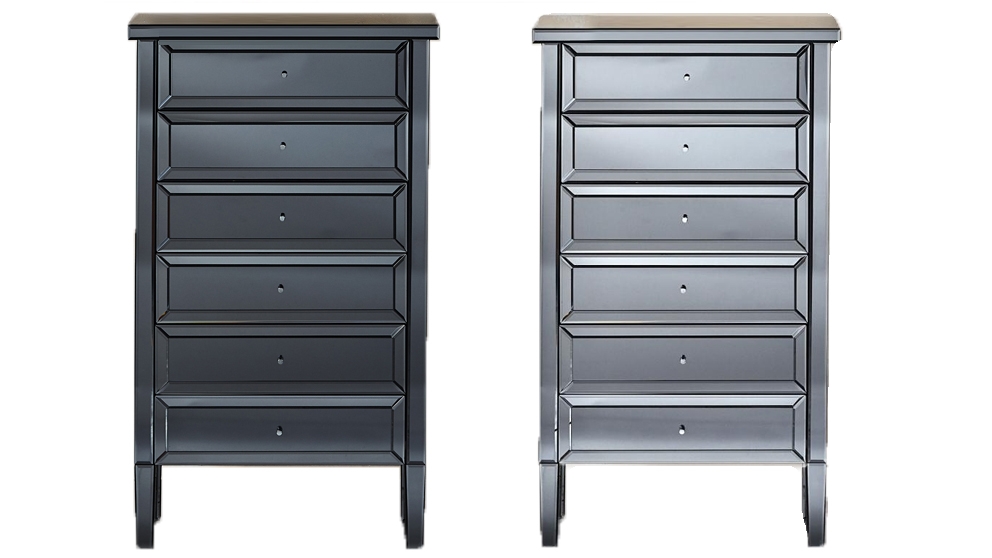Silhouette 6-Drawer Tallboy