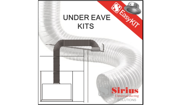 Sirius 20cm Eave Ducting Kit