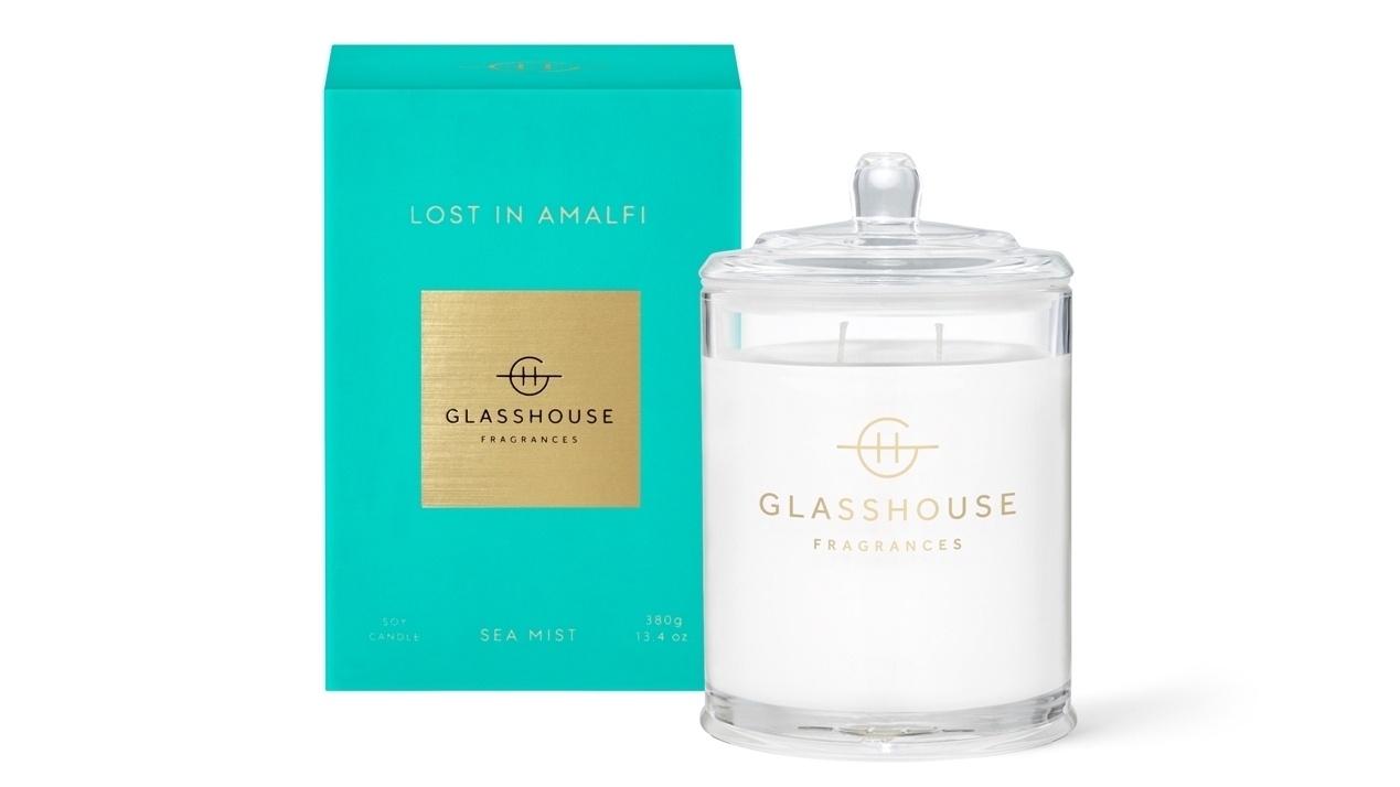 Glasshouse Lost In Amalfi Sea Mist 380g Candle