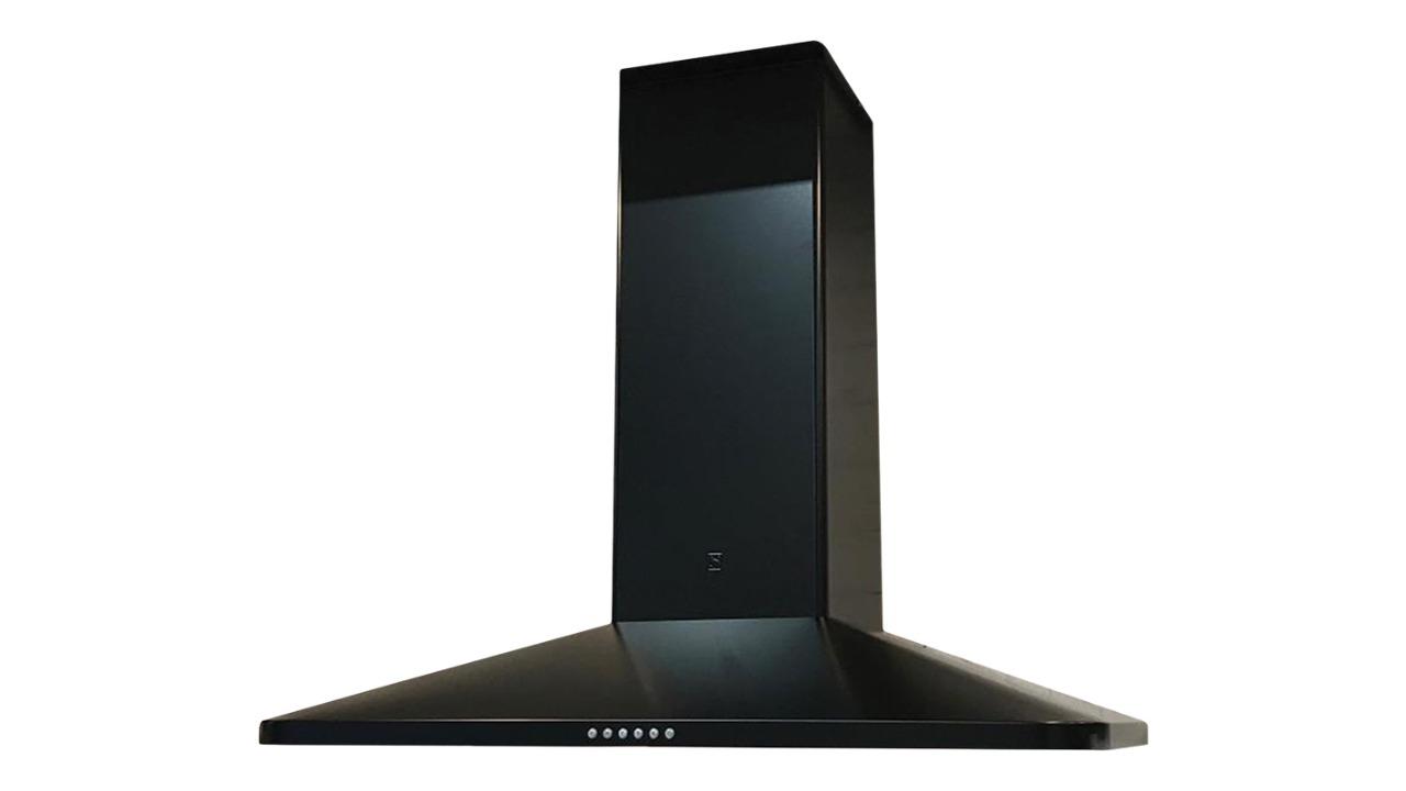 Sirius 90cm Offboard Canopy Rangehood - Black