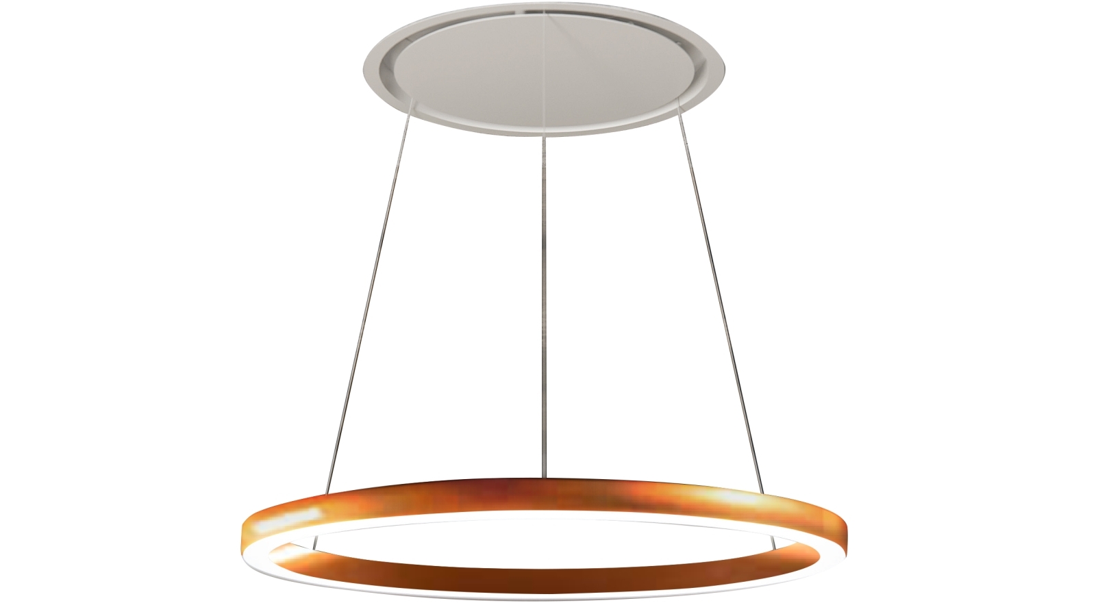 Sirius Valentina Halo Ceiling Cassette Rangehood with Offboard Motor - Copper