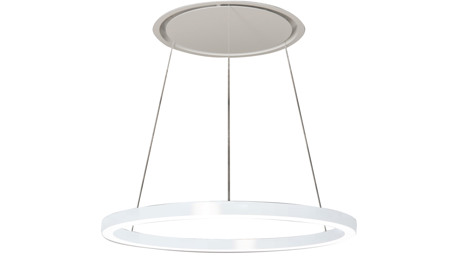 Sirius Valentina Halo Ceiling Cassette Rangehood with Offboard Motor - White