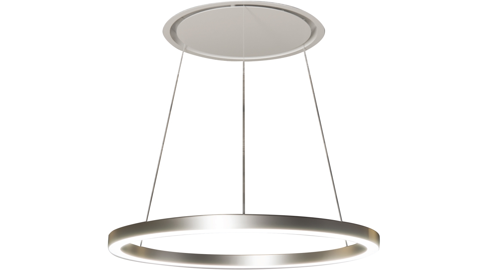 Sirius Valentina Halo Ceiling Cassette Rangehood with Offboard Motor - Silver