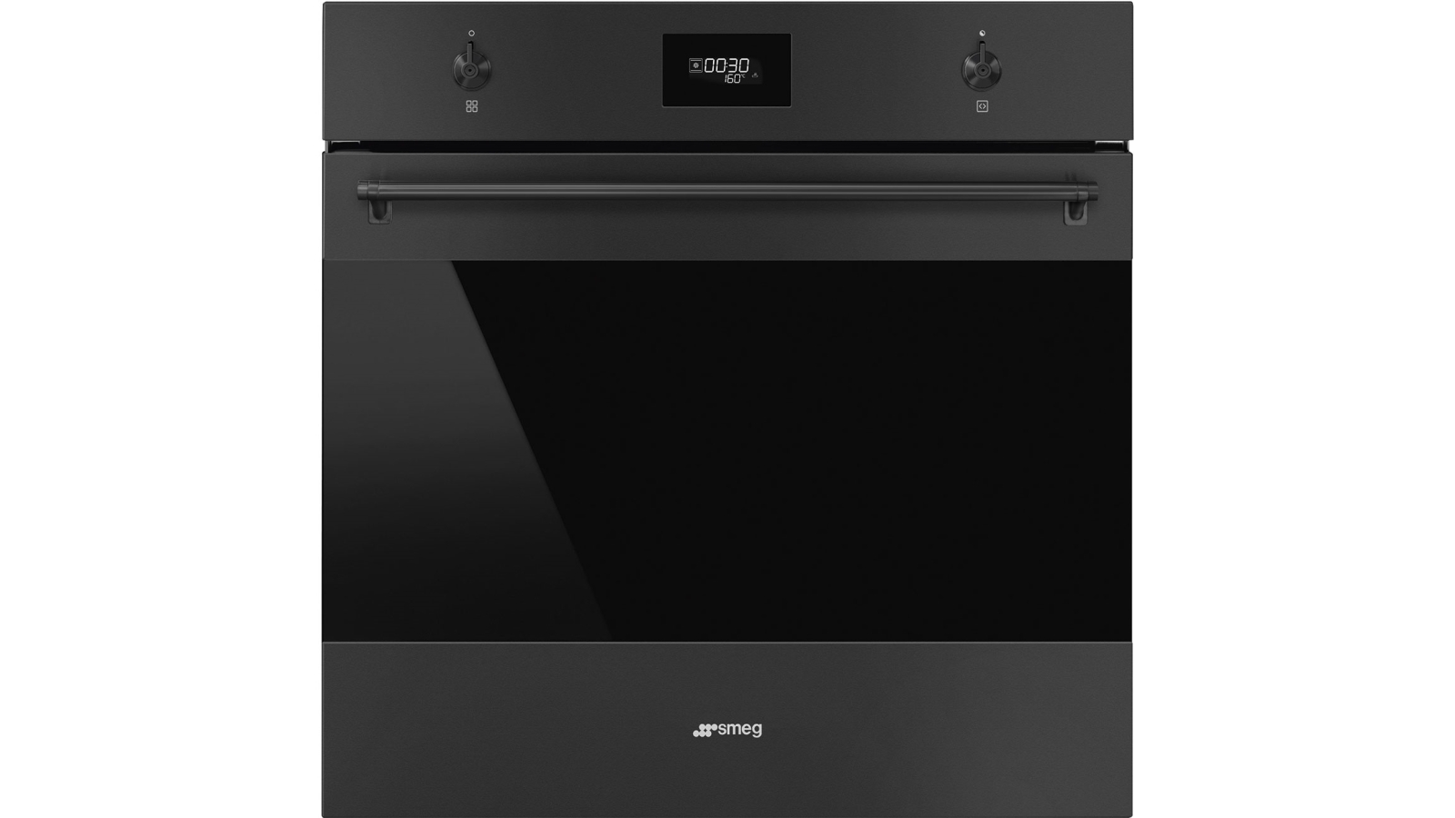Smeg 600mm Classic Pyrolytic Oven - Matte Black
