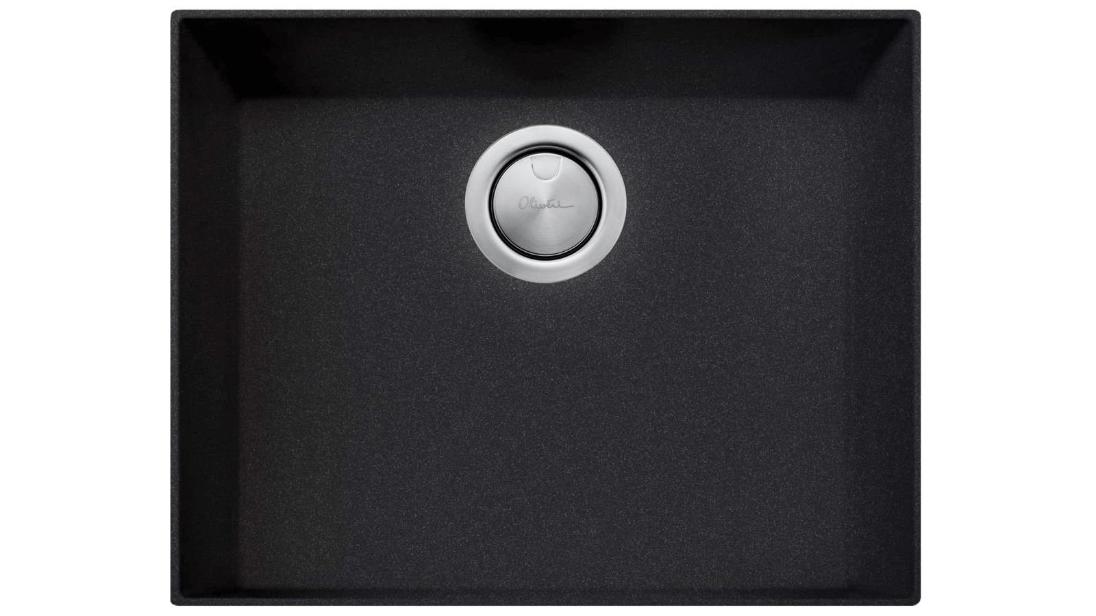 Oliveri Santorini Black Large Bowl Undermount Sink