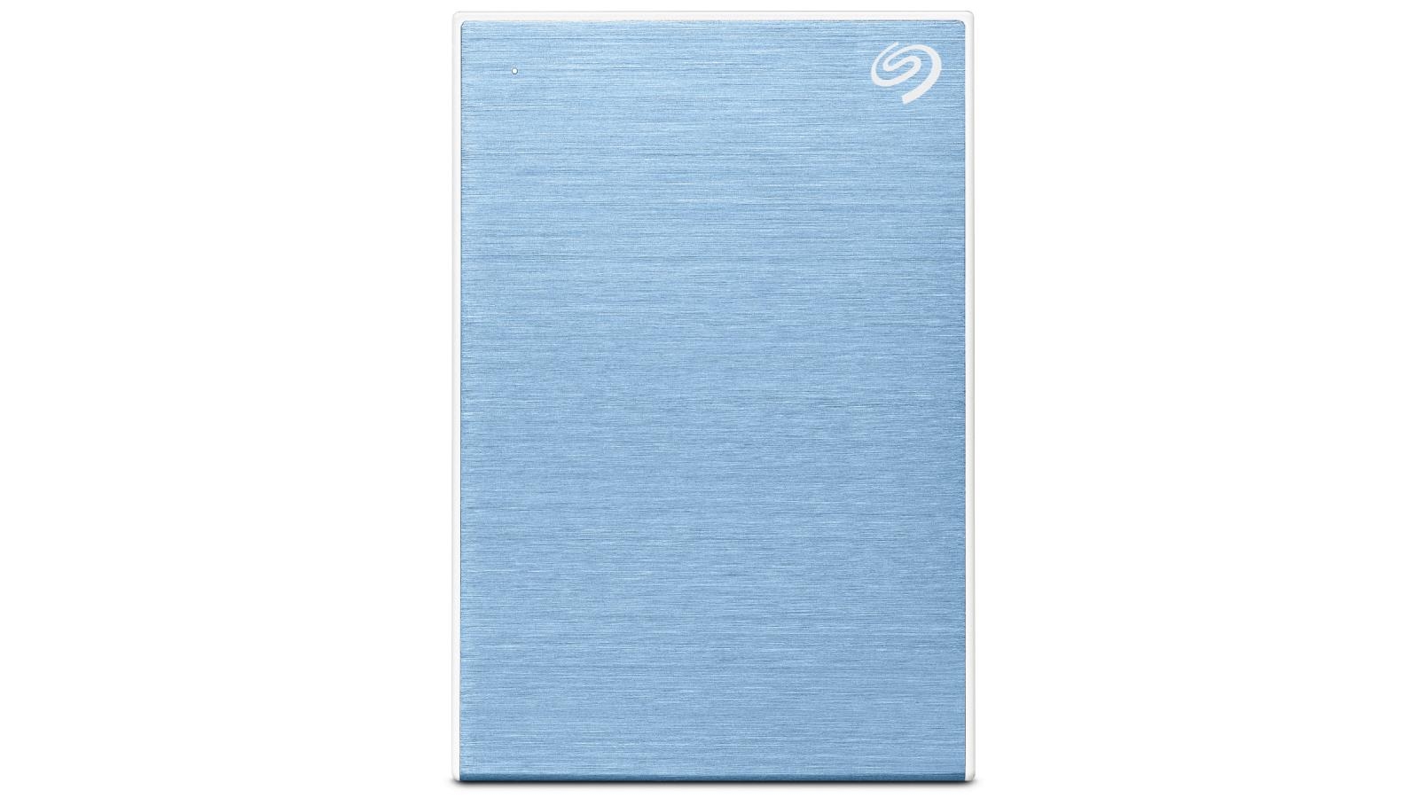 Seagate One Touch 2TB Portable Hard Drive with Password Protection - Light Blue