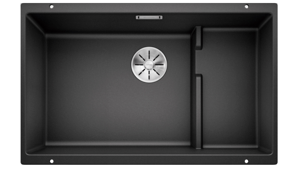 Blanco Subline 700-U Level Single Bowl Undermount Sink with 2 Level Configuration - Black