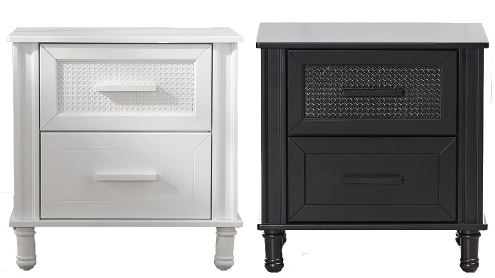 Tahiti 2Drawer Bedside Table Domayne