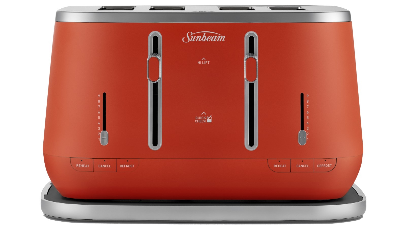 Sunbeam Kyoto 4 Slice Toaster - Orange | Domayne