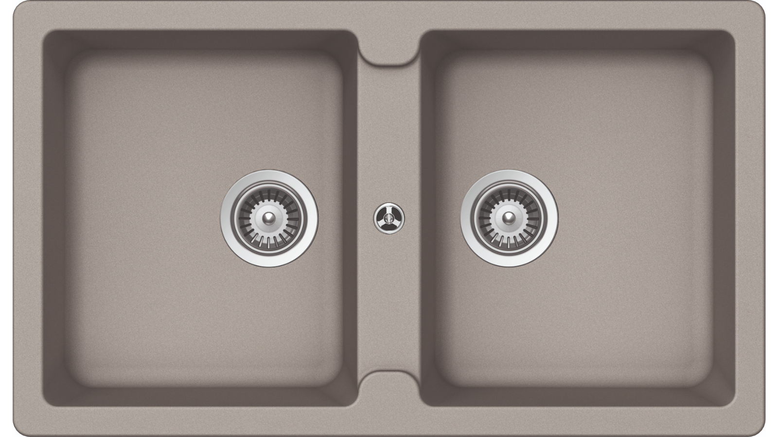 Schock TN200 Typos Double Bowl Sink Undermount - Concrete