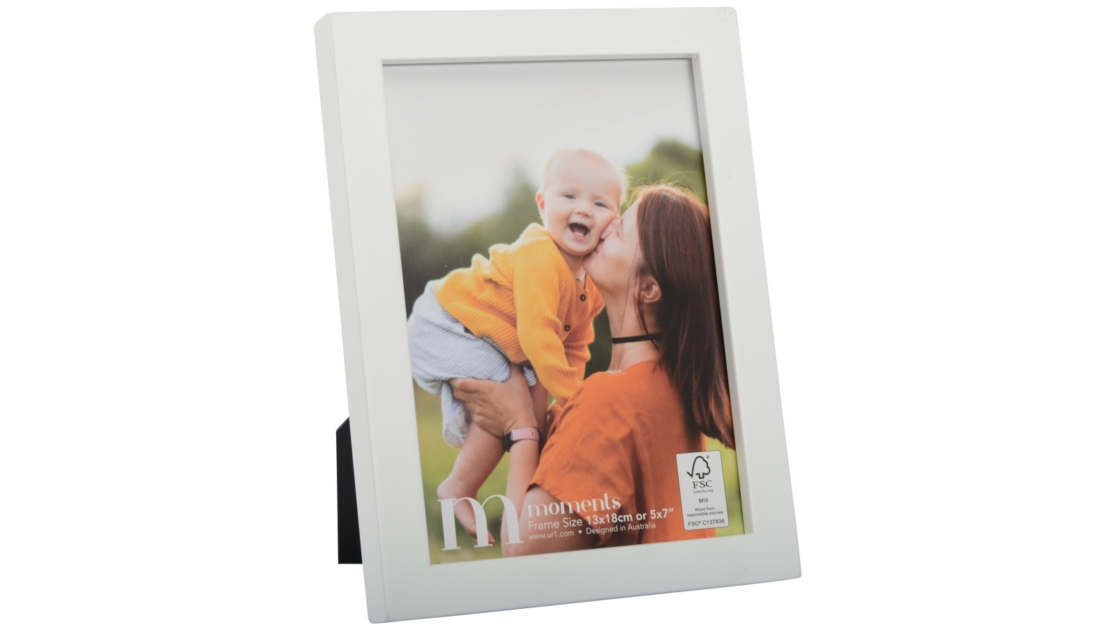UR1 FSC Mix Moments 5x7-inch Photo Frame - White