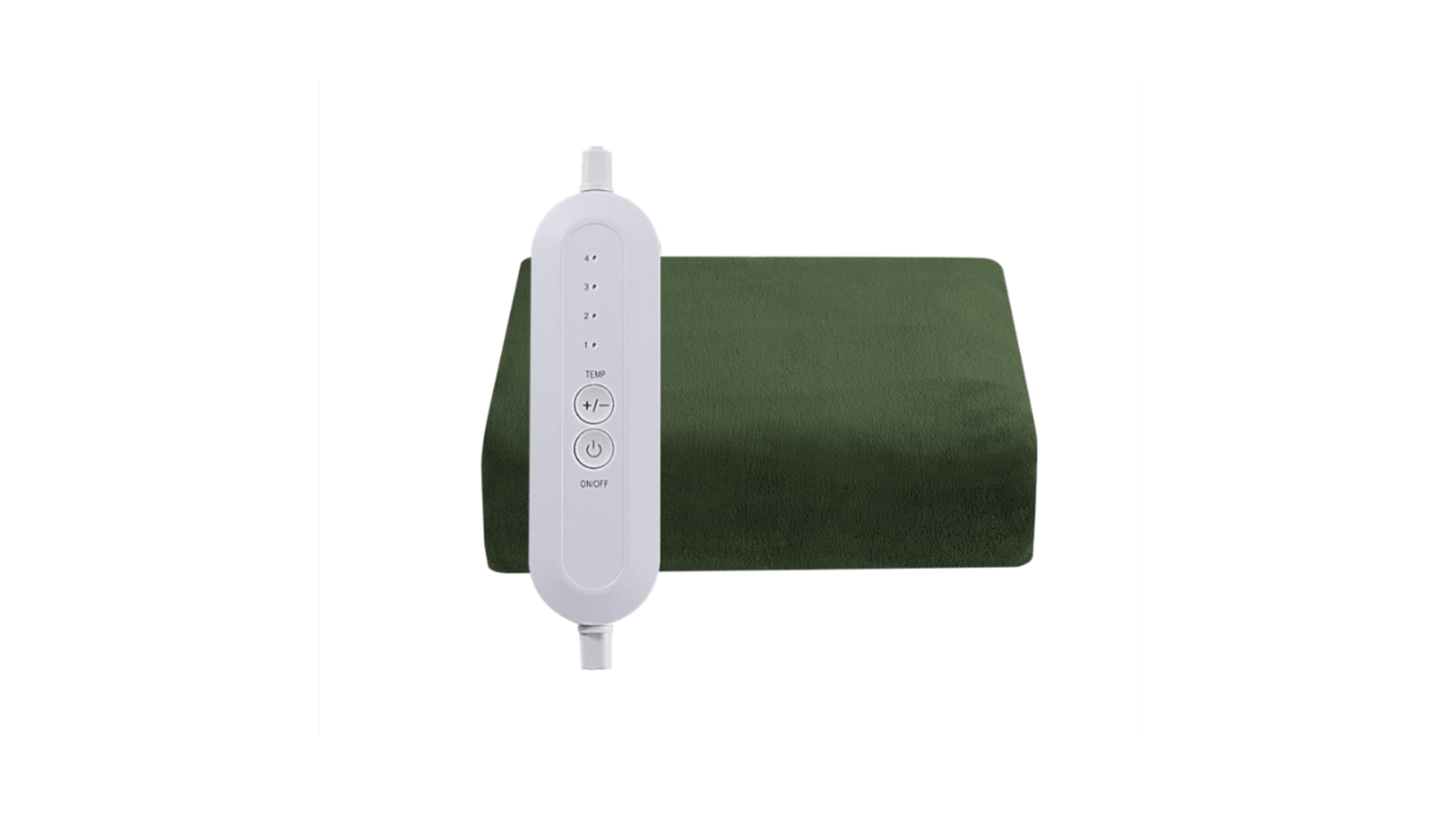 Goldair Micro Fleece Heated Throw Blanket - Green