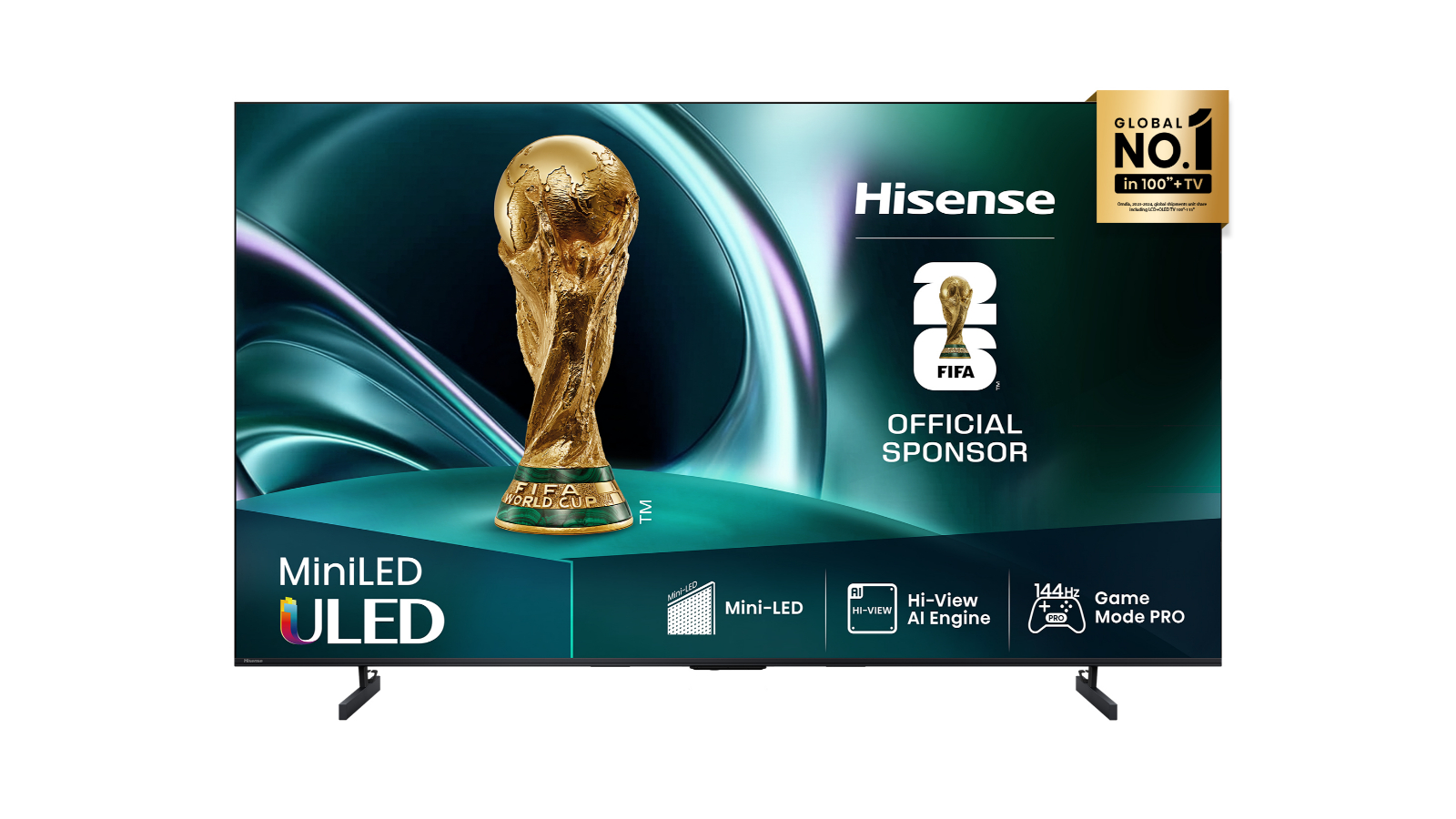 Hisense 65-inch U6QAU PRO 4K ULED Mini LED Smart TV