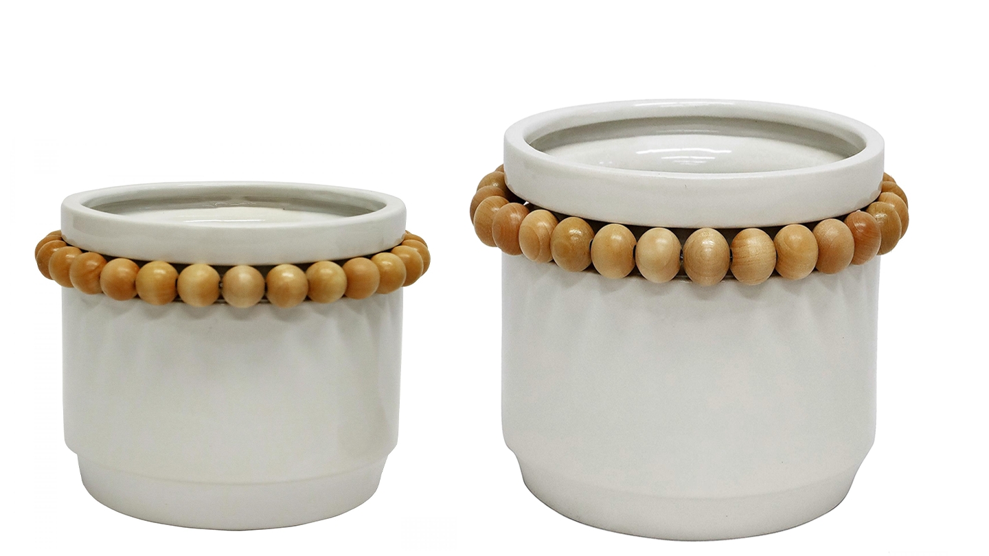 Adorn Planter with Beads