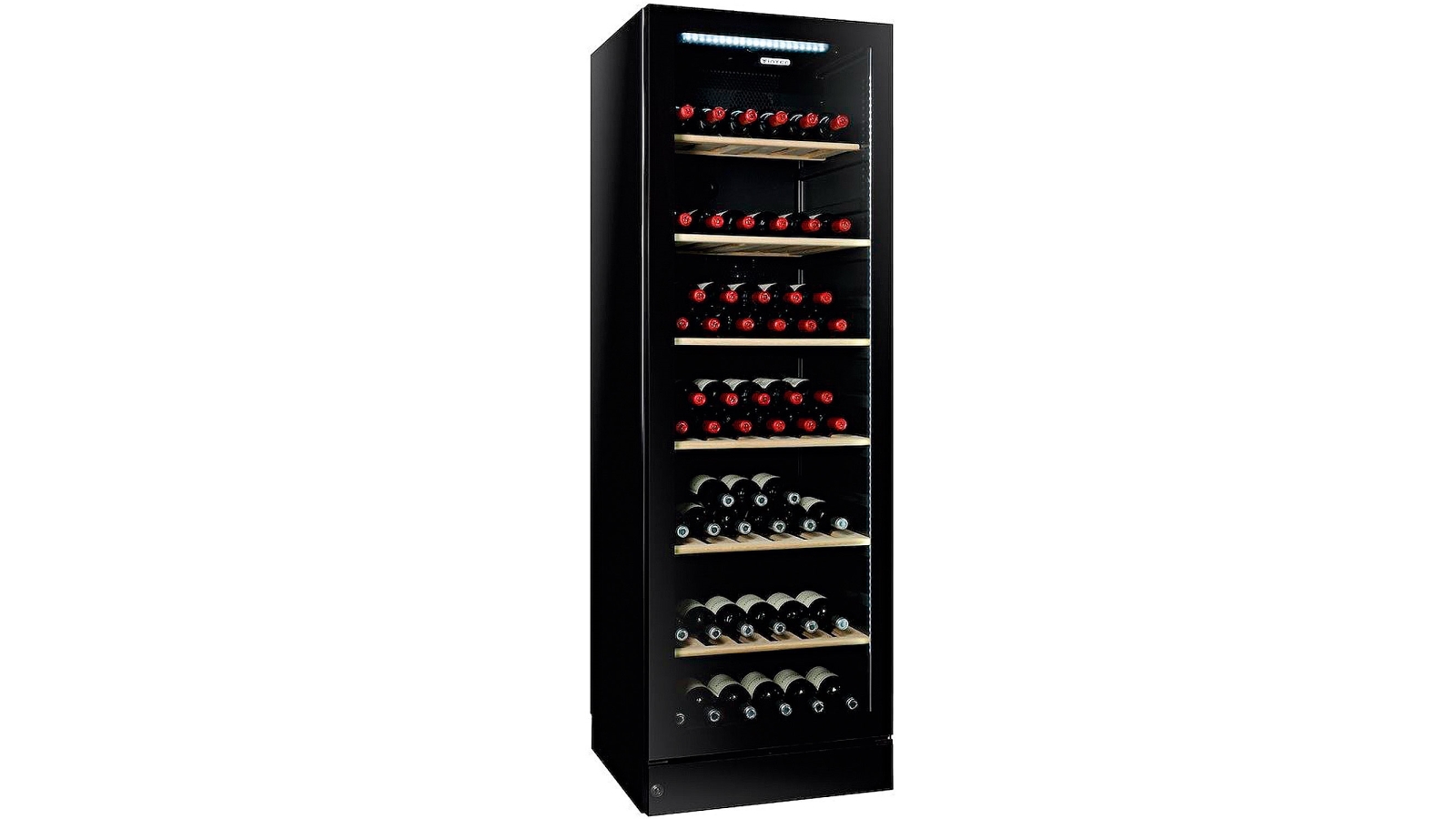 Vintec 170-Bottle Multizone Left Hinge Wine Cabinet - Black