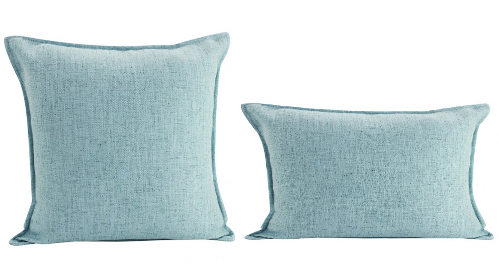 Basic Linen Light Blue Cushion