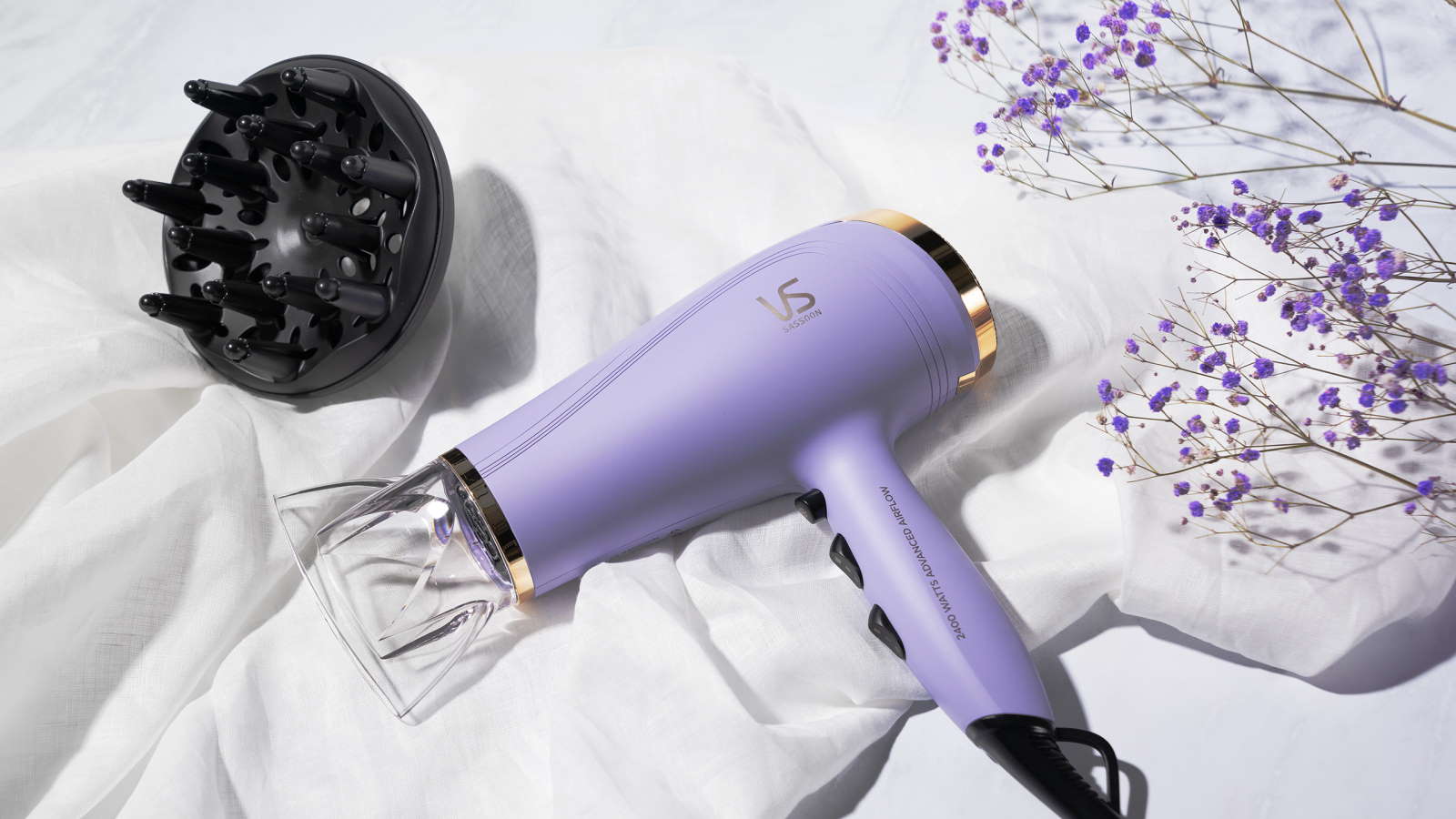 VS Sassoon Smooth Fusion 2400W Hair Dryer | Domayne