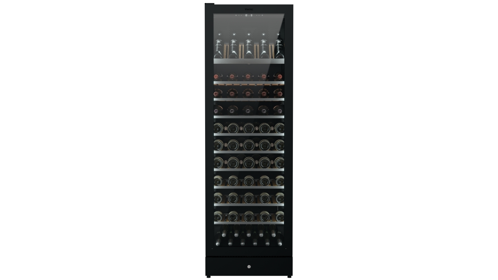 Vintec Premium 126 Bottle Left Hinge Multi-Temp Wine Cellar