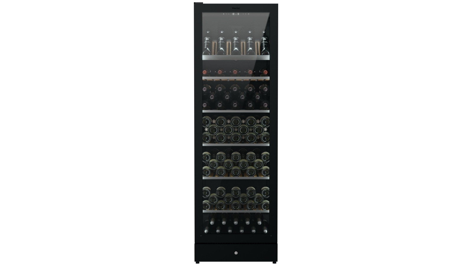 Vintec Premium 198 Bottle Left Hinge Multi-Temp Wine Cellar