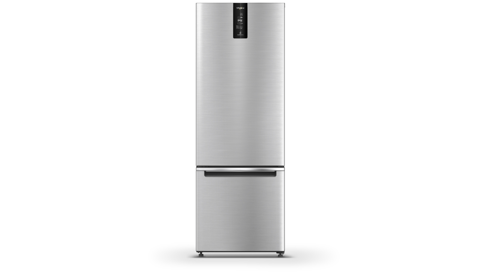 Whirlpool 313L Bottom Mount Fridge - Stainless Steel