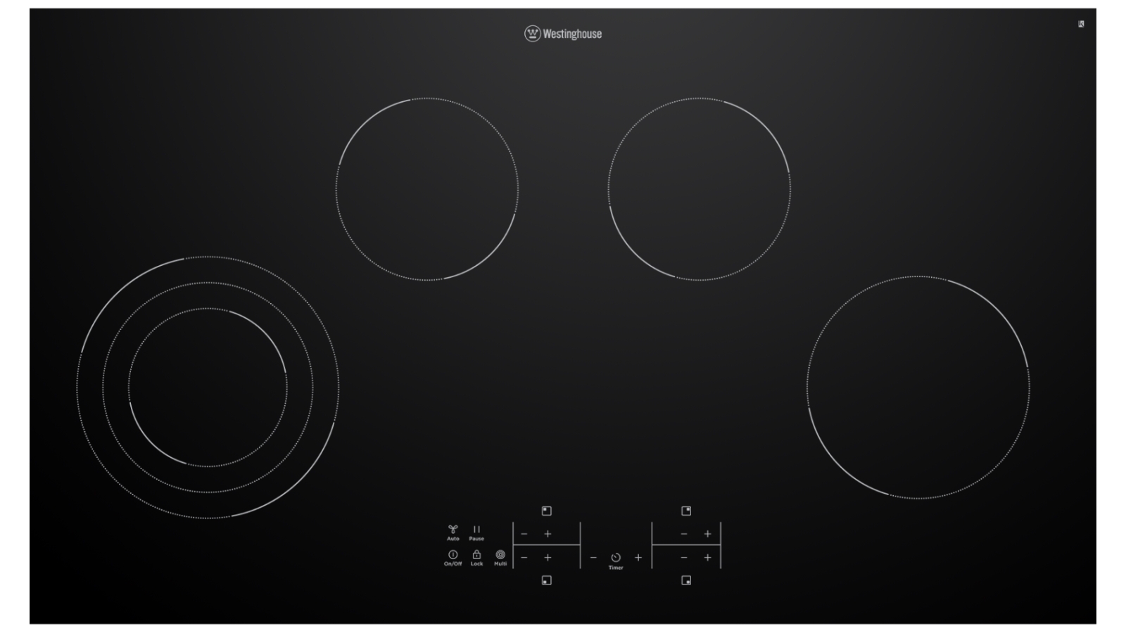 Westinghouse 900mm 4 Zone Ceramic Cooktop