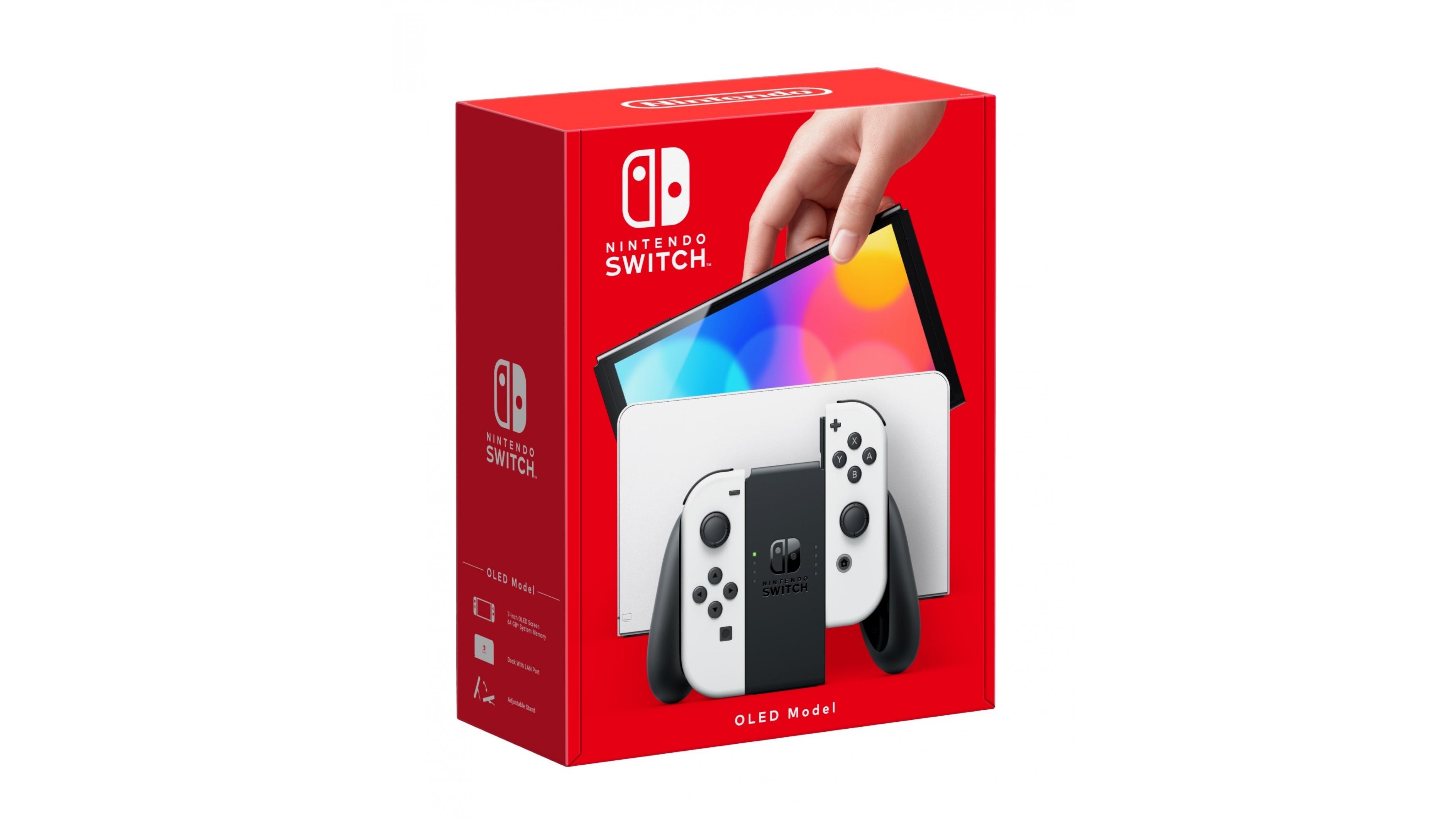 Nintendo Switch Console OLED Model White Domayne - Main Image