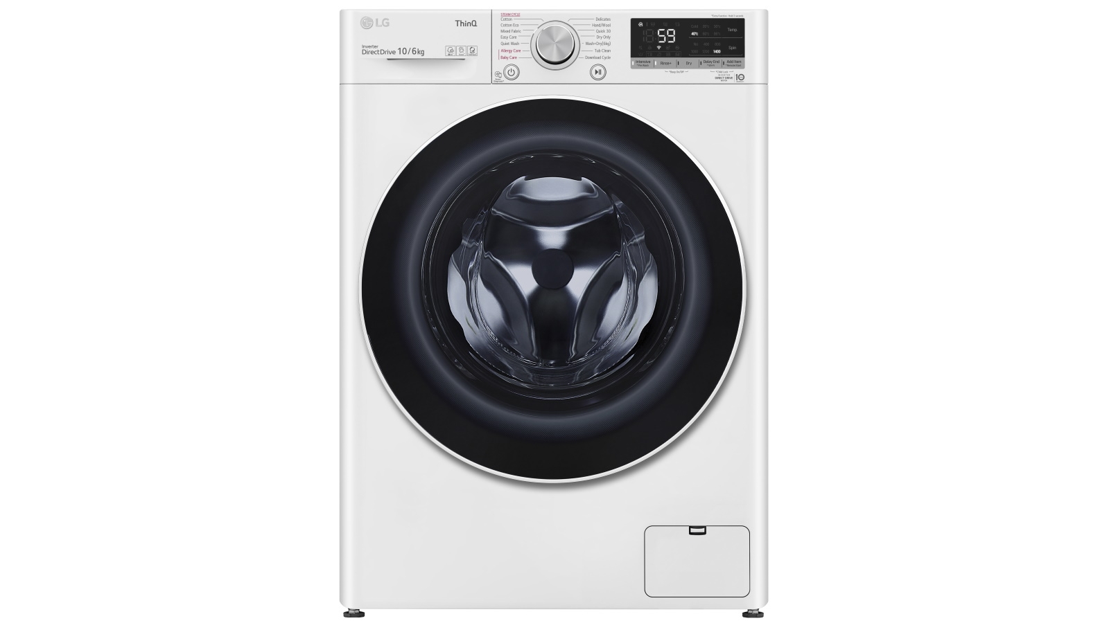 LG 10kg/6kg Series 5 Front Load Washer Dryer Combo