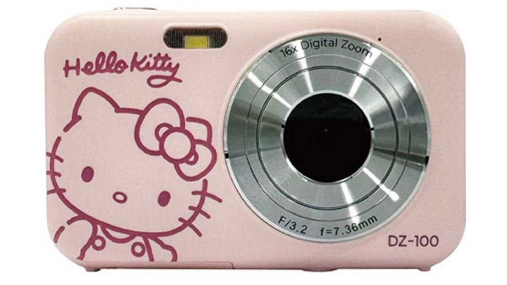 Yashica x Hello Kitty DZ-100 Digital Camera - Pink | Domayne