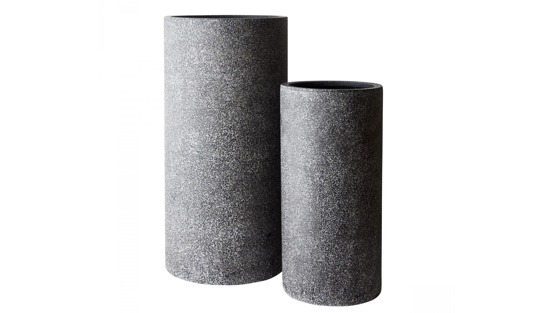 Cenzo Cylinder Pot in Black