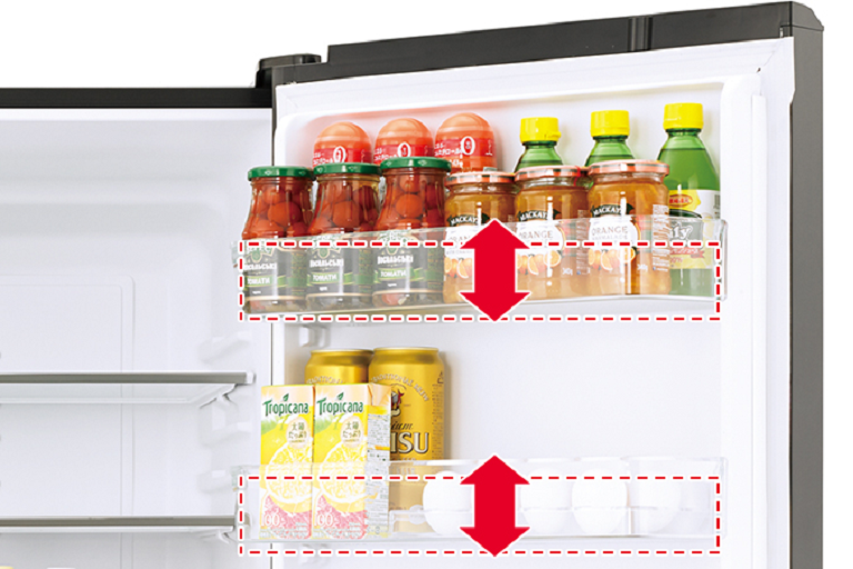 Hitachi 670L Multi Drawer Glass Finish French Door Fridge White Domayne