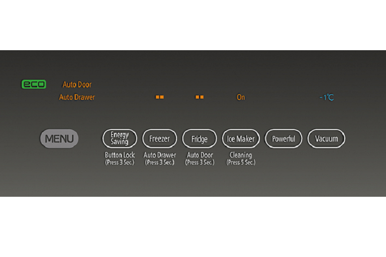 Hitachi 670L Multi Drawer Glass Finish French Door Fridge White Domayne