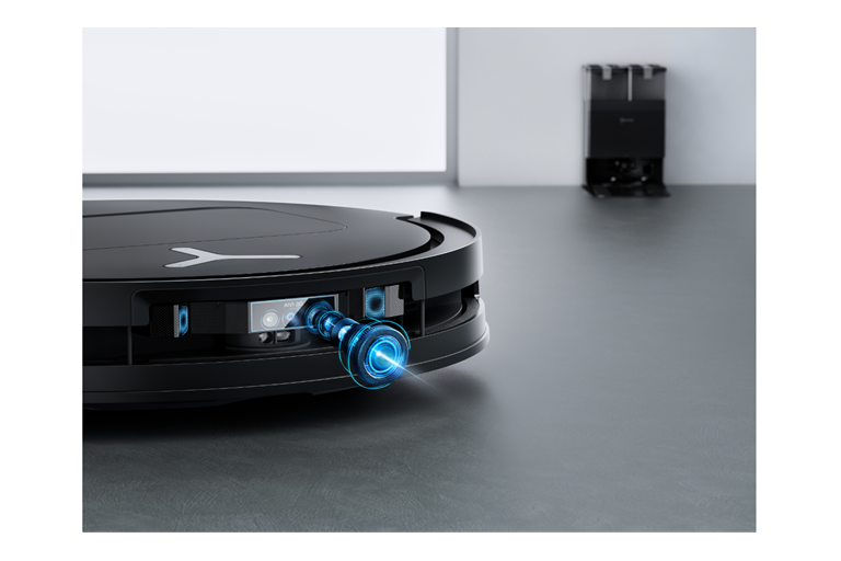 Ecovacs Deebot T50 Pro Omni Robotic Vacuum and Mop - Black | Domayne